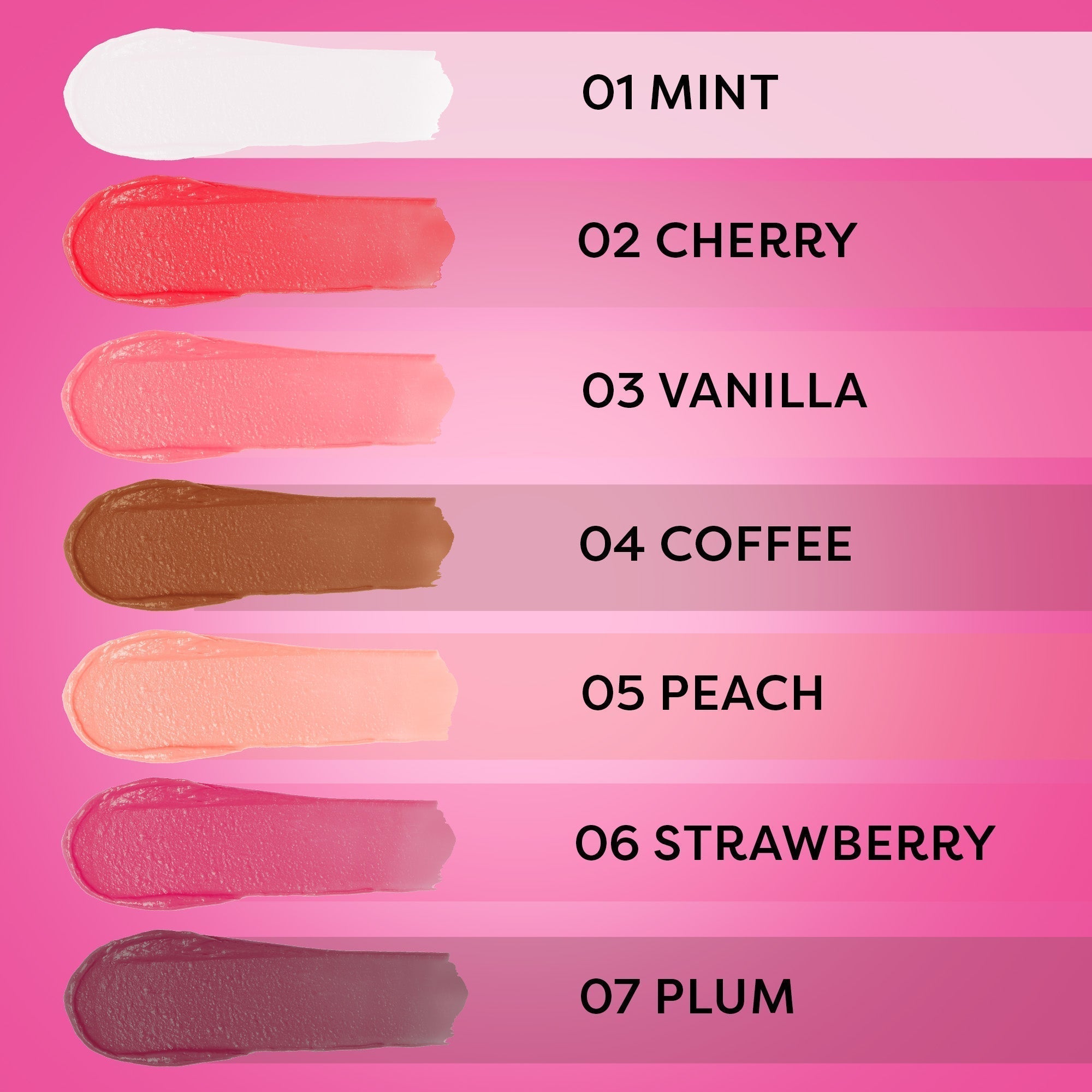 Nourishing Lip Balm Duo - 01 Cherry and Strawberry